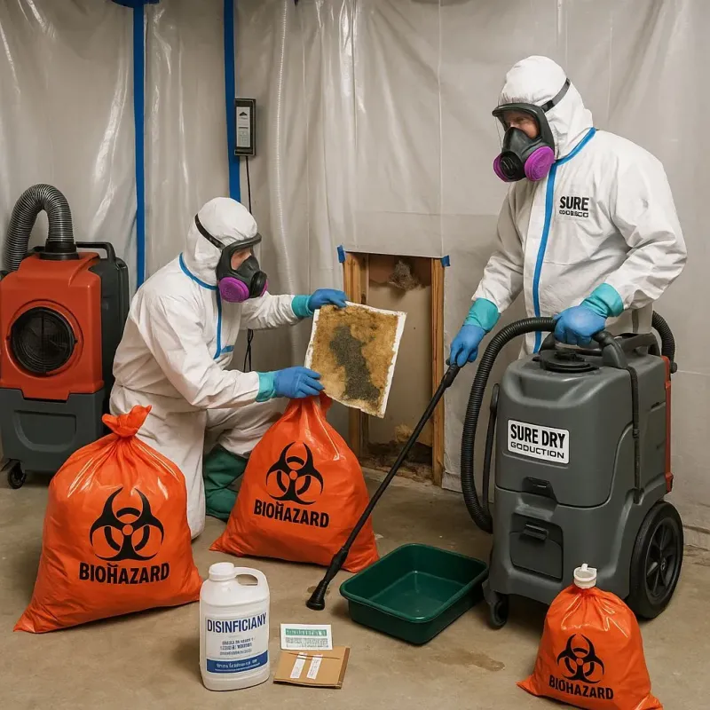 Contaminated Water Handling Protocols process in Seven Points, TX