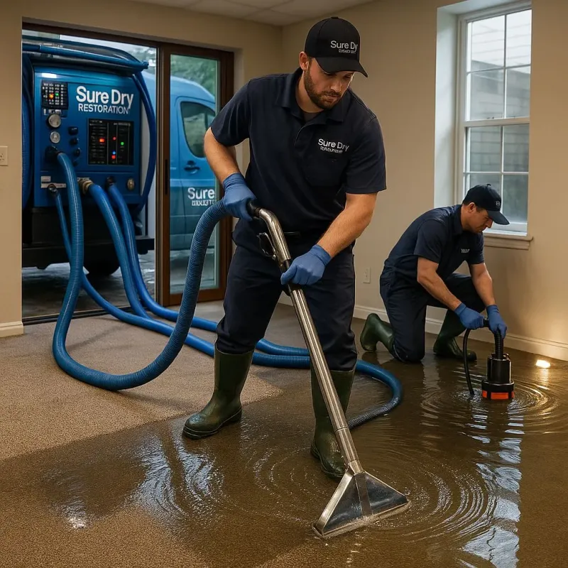 Water Extraction and Removal process in Seven Points, TX